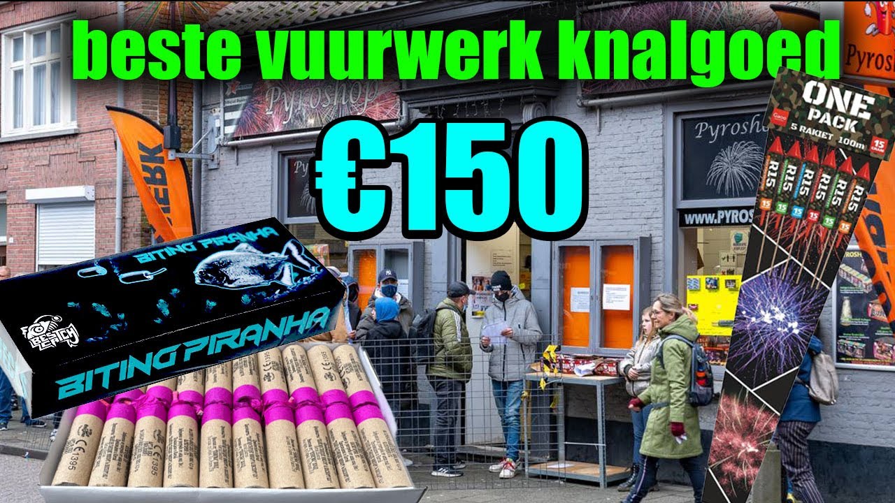 Beste Vuurwerk Lijstje Knalgoed België (€150)
