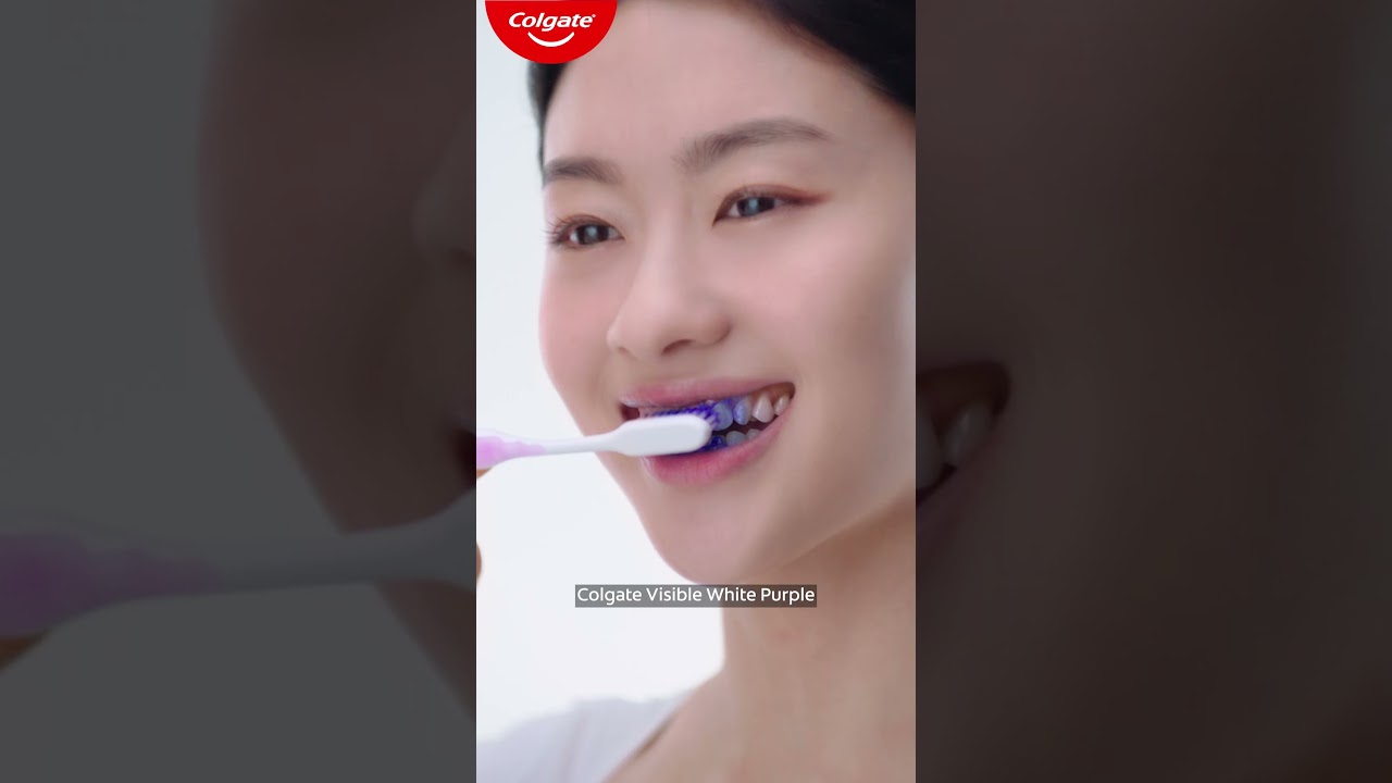 IU's hack for whiter smiles? Colgate Visible White Purple! Try today | 15 secs l English