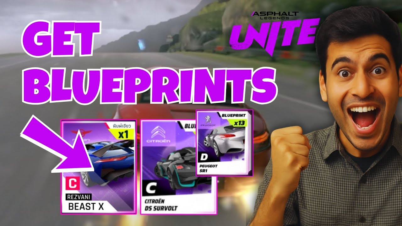 Как получить БЕСПЛАТНЫЕ чертежи в Asphalt Legends Unite