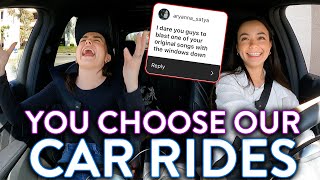 YOU Choose What We Do! Car Rides - Merrell Twins