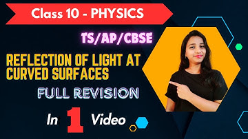 Reflection of light at curved surface Full Chapter Revision| class 10 Physics | AP & TS |