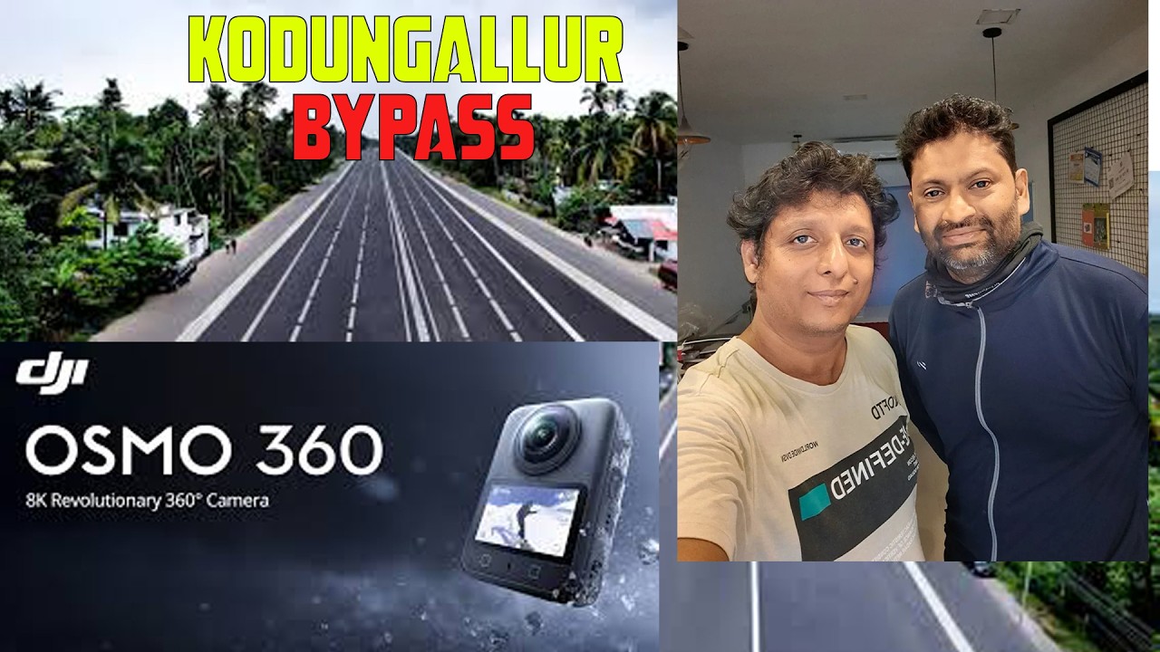 KODUNGALLUR BYPASS #nh66work #kodungalloor #djiosmo360