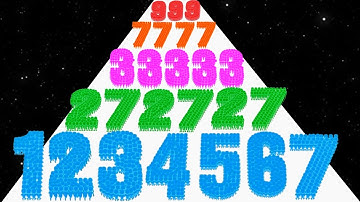 Crowd Number Run 3D vs Pencil Run - Level Up Number (ASMR Gameplay, New Update) 