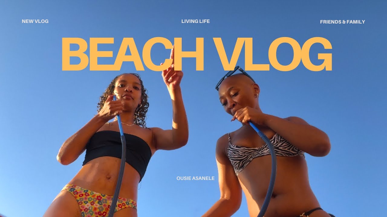 Beach vlog | Meeting Luth | Sunset vibes || Ousie Asanele | South African YouTuber 