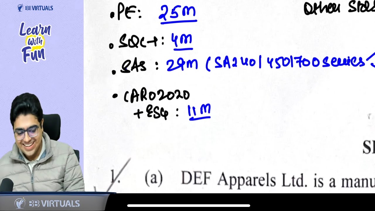 Audit Paper QUICK Review CA Final Jan'26 | CA Shubham Keswani (AIR 8)