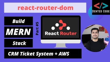 Build MERN Stack CRM Ticket System #5 [2020] - Add React-Router-Dom W/ React-Bootstrap