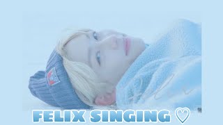 Stray Kids Felix singing compilation ♡