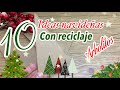 10 Ideas NAVIDEÑAS 2021-2022 / Arbolitos Navideños / Christmas decorations / decorações de Natal
