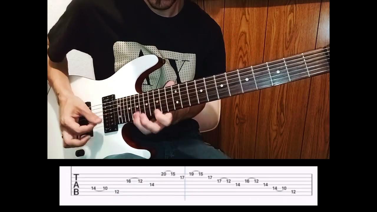 Tunnel vision John Petrucci guitar solo cover tab YouTube