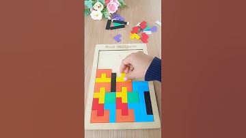 colorful Tetris puzzle eps 580 #tetris #puzzle #tetrischallenge