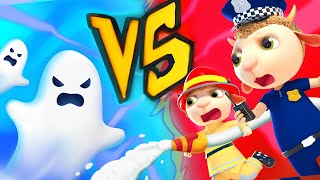 Rescue Team Vs Ghosts | Funny Animated Cartoon For Kids | Dolly And Friends Cartoon 3D |  Songs