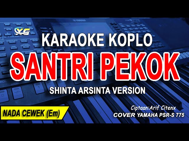 Santri Pekok Karaoke Koplo Pargoy (Nada Wanita) Shinta Arsinta Version ||Cipt:Arif Citenx class=