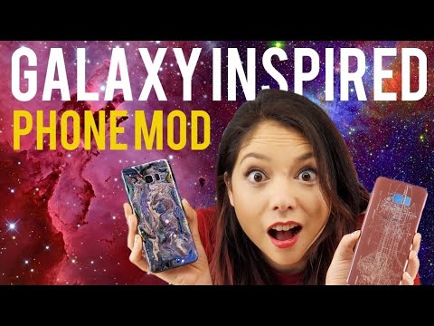 YOU Can Mod Your Own Phone! Galaxy Inspired Glass Back (ft.iFixit)