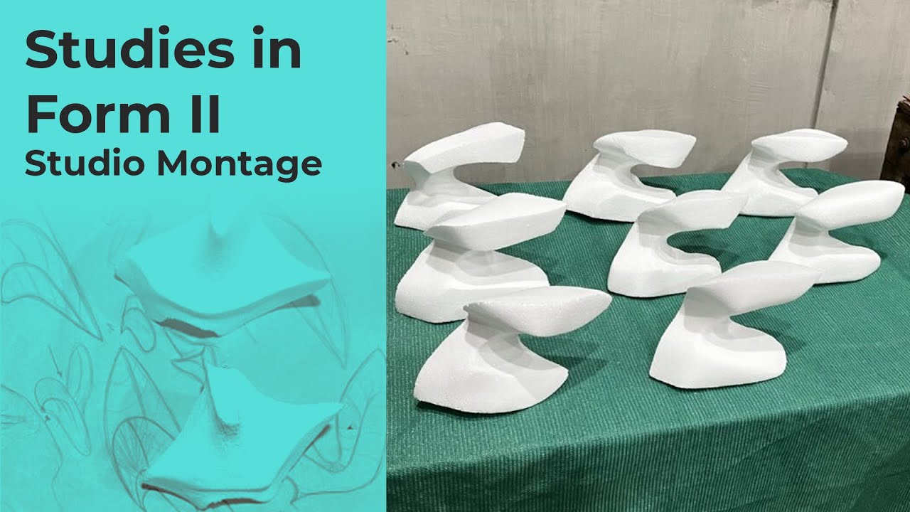 Form studies in Design - Studio montage - YouTube