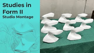 Form studies in Design - Studio montage
