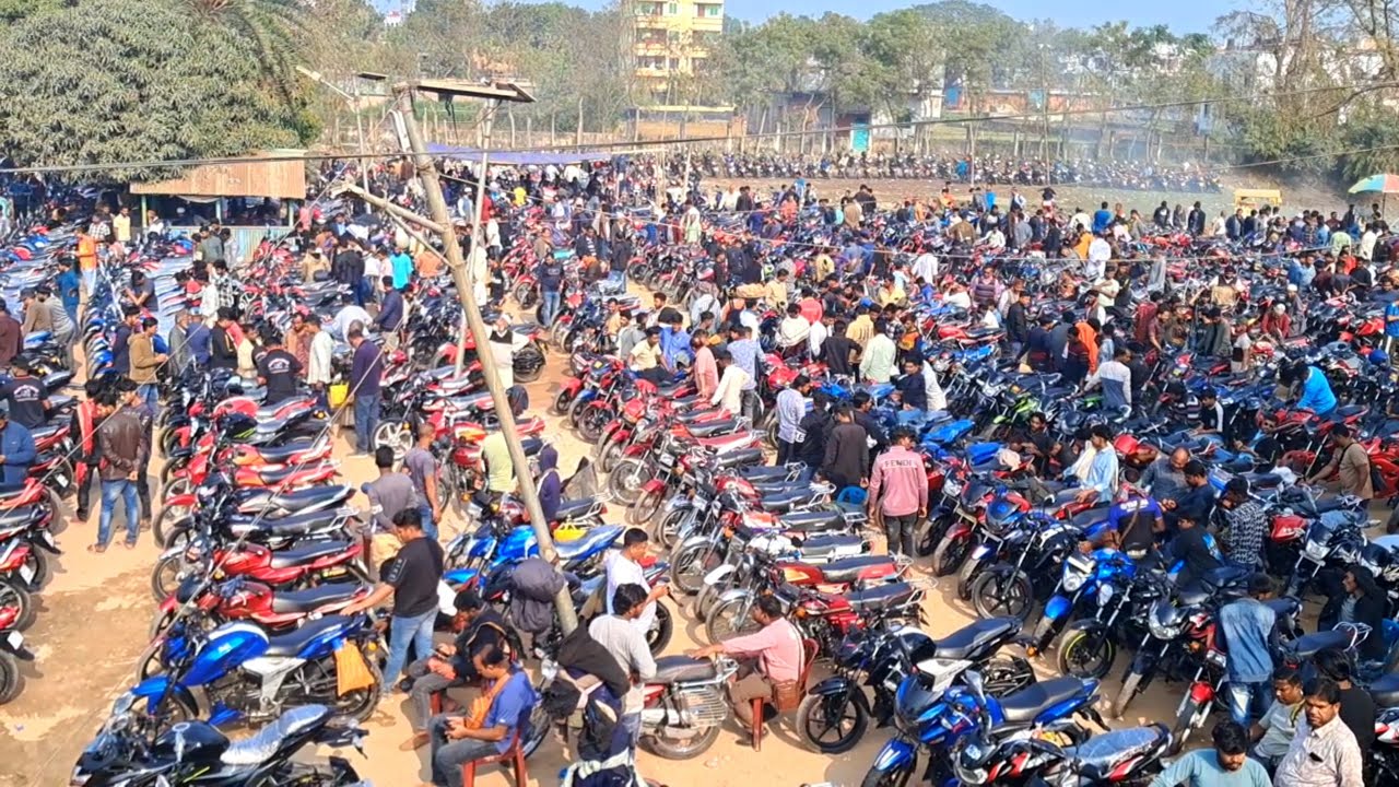 আজ অনুষ্ঠিত এই সপ্তাহের আলমডাঙ্গা বাইক হাট Today's Alamdanga motorcycle hat 