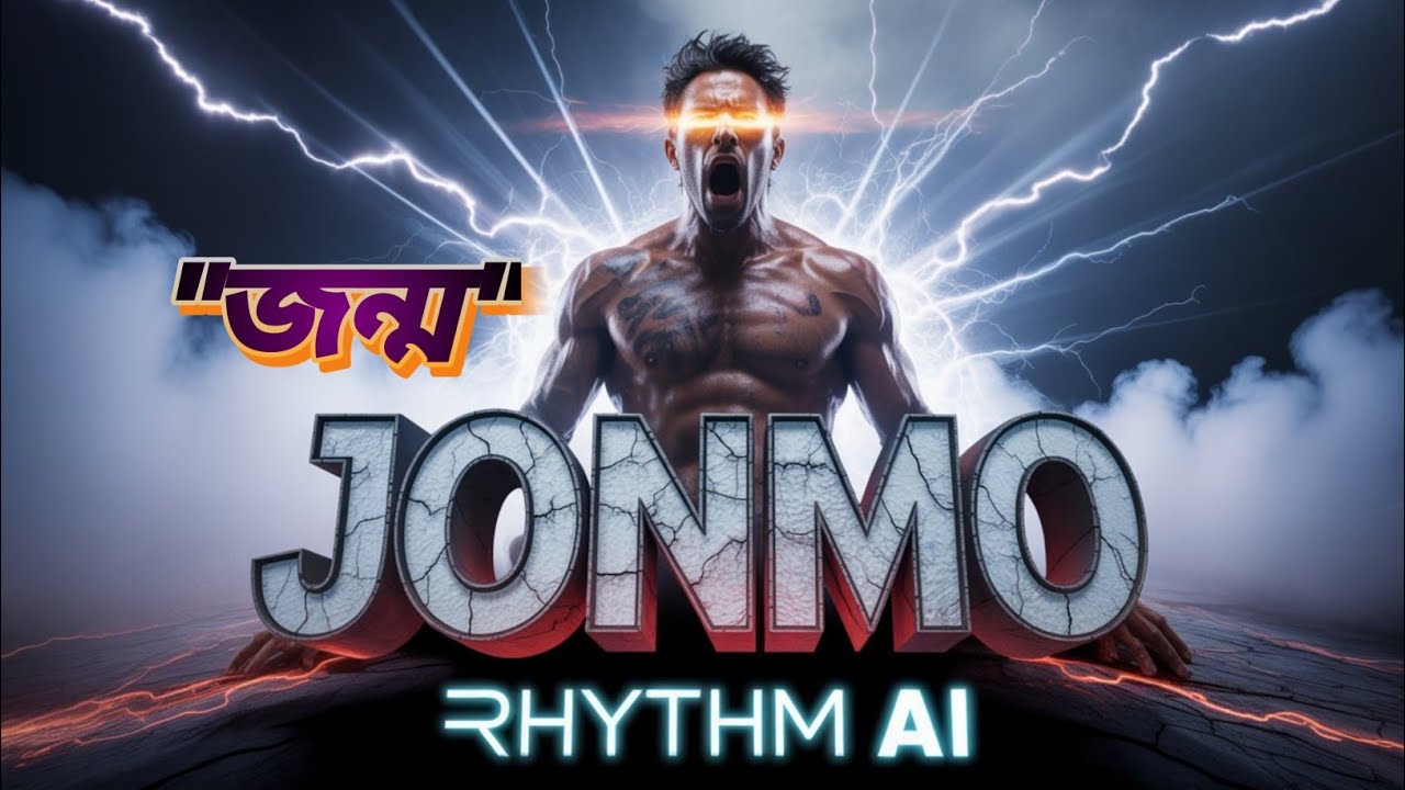 জন্ম 🔥JONMO | Rise From Darkness | Bangla Rock Band Song | Cinematic | RHYTHM AI