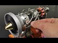 16 Cylinder Gas Powered Stirling Engine