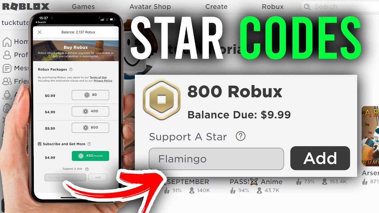 How To Use Star Codes On Roblox Mobile? Full Guide