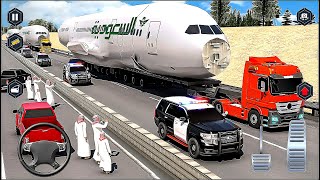 Saudi Airplane Road Transport - Heavy Cargo Transporter Truck Driver - Android GamePlay screenshot 3