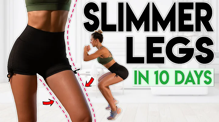 SLIMMER LEGS in 10 Days (lose thigh fat) | 8 minut...