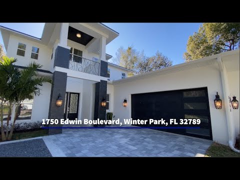 1750 Edwin Boulevard, Winter Park, FL home video tour