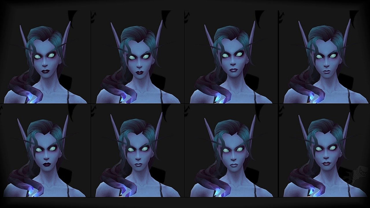 Void Elf Allied Race Voices Cosmetics Hair Style Battle For Azeroth