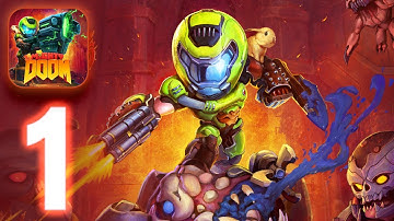 Mighty DOOM - ‏‏Gameplay walkthrough Part 1 - Boss Fight (iOS, Android)