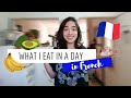 WHAT I EAT IN A DAY IN FRENCH ! Intermediate French vlog with English subtitles and French subtitles