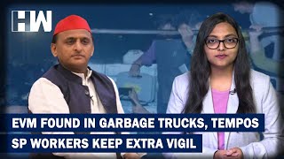 EVM Boxes, Ballot Papers Found In Garbage Bins; SP Workers Keep Extra Vigil Outside Strong rooms