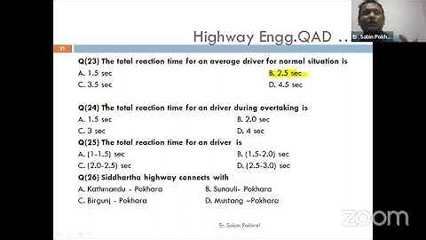 Part 4 ! Highway engineering mcq ! Highway engineering mcq in nepali |By Sabin sir #engineer