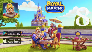 Royal Match gameplay walkthrough part 8 ( iOS, Android)