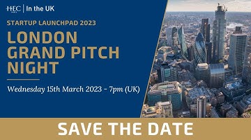 Grand Pitch Night 2023 - HEC Startup Launchpad