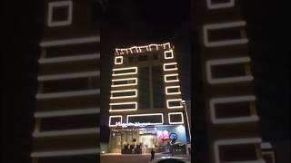 Swiss Belinn Hotel Project | Facade Lighting #youtubeshorts #buildingprojection #light