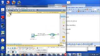 Packet tracer video two hosts one router CLI