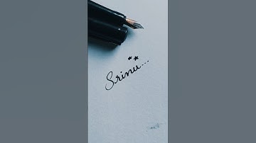 Tag That SRINU 🎉, Subscribe & Comment your name 💫#calligraphy#calligraphyart #handart#artist#writing