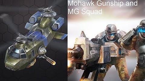 C&C Rivals Testing MG Squad and Mohawk Gunship