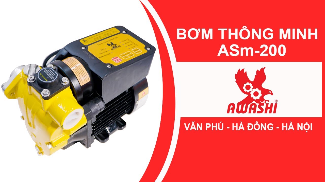 [Lắp bơm] tăng áp và bù áp tưới lan awashi asm200 ✔️AWASHI✔️