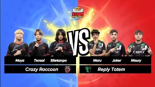 Brawl Stars World Finals 2023 Day 3: Crazy Raccoon vs Reply Totem
