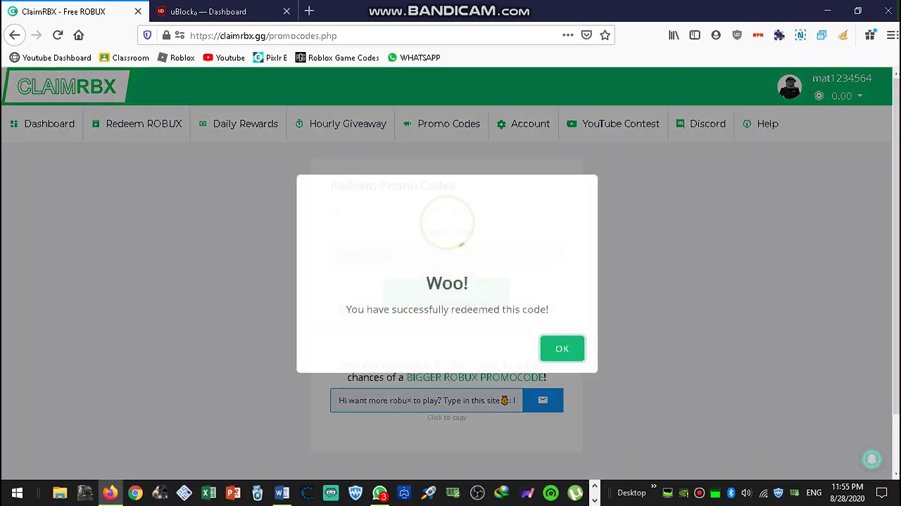 Claimrbx Gg Promocode 8 29 2020 Youtube - 5 working promocodes in claimrbx for free robux august youtube