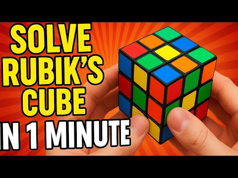 How To Solve Rubik S Cube In 1 Min Beginner S Tutorial