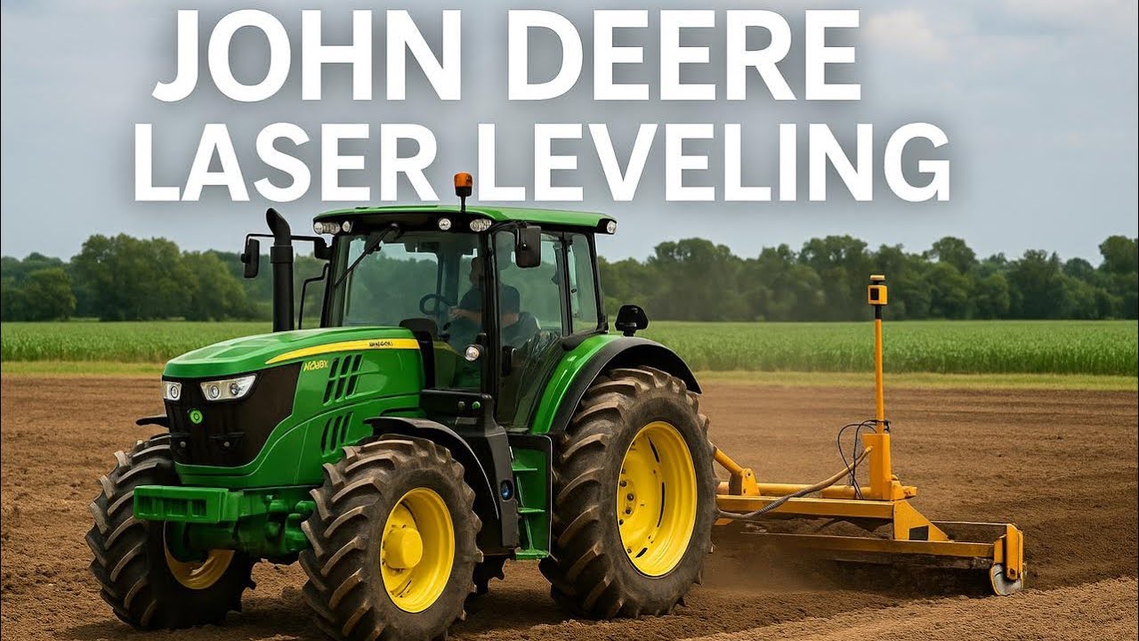 John Deere 5405 CRDi AC Cabin | Power and Precision with Laser Leveller!”