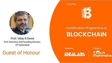 Prof.Uday Desai |Founding Director IIT Hyderabad