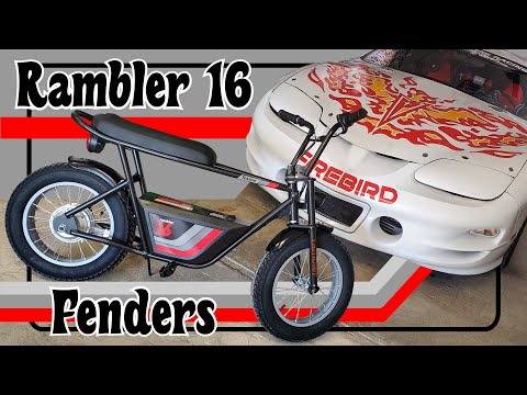 RAZOR RAMBLER 16, Fabricating Custom Fenders, Electric Scooter