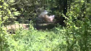 Southern thunder exploding targets in Robert the crash dumm