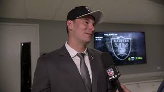 One on one with #1 overall pick, QB Fernando Mendoza