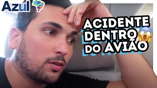 ACIDENTE DENTRO DO AVIÃO! - VOANDO DE NATAL À CAMPINAS de AZUL LINHAS AEREAS - Estevam Pelo Mundo