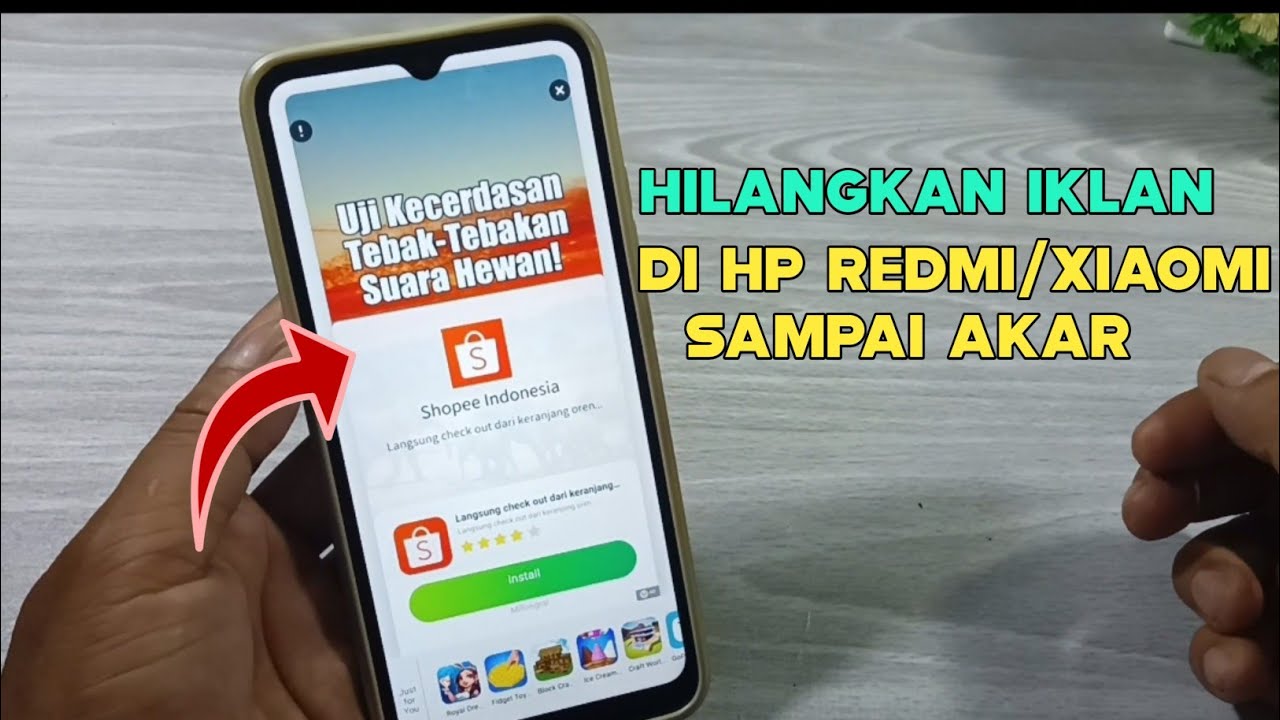 CARA MENGHILANGKAN IKLAN DI HP REDMI - YouTube
