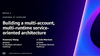 AWS re:Invent 2023 - Building a multi-account, multi-runtime service-oriented architecture (DOP316)