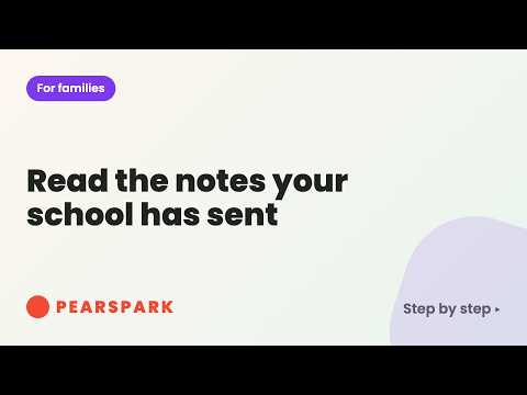 Video thumbnail: Read the notes your school has sent